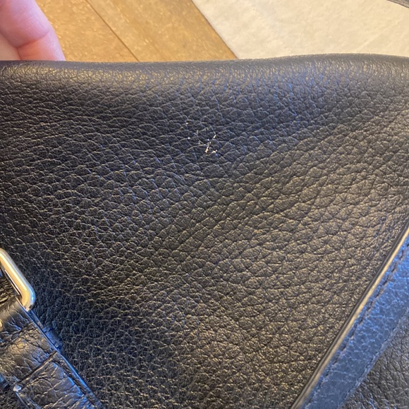 Kate Spade Cobble Hill Little Minka Black 100% Leather Satchel Purse Crossbody - Picture 5 of 5